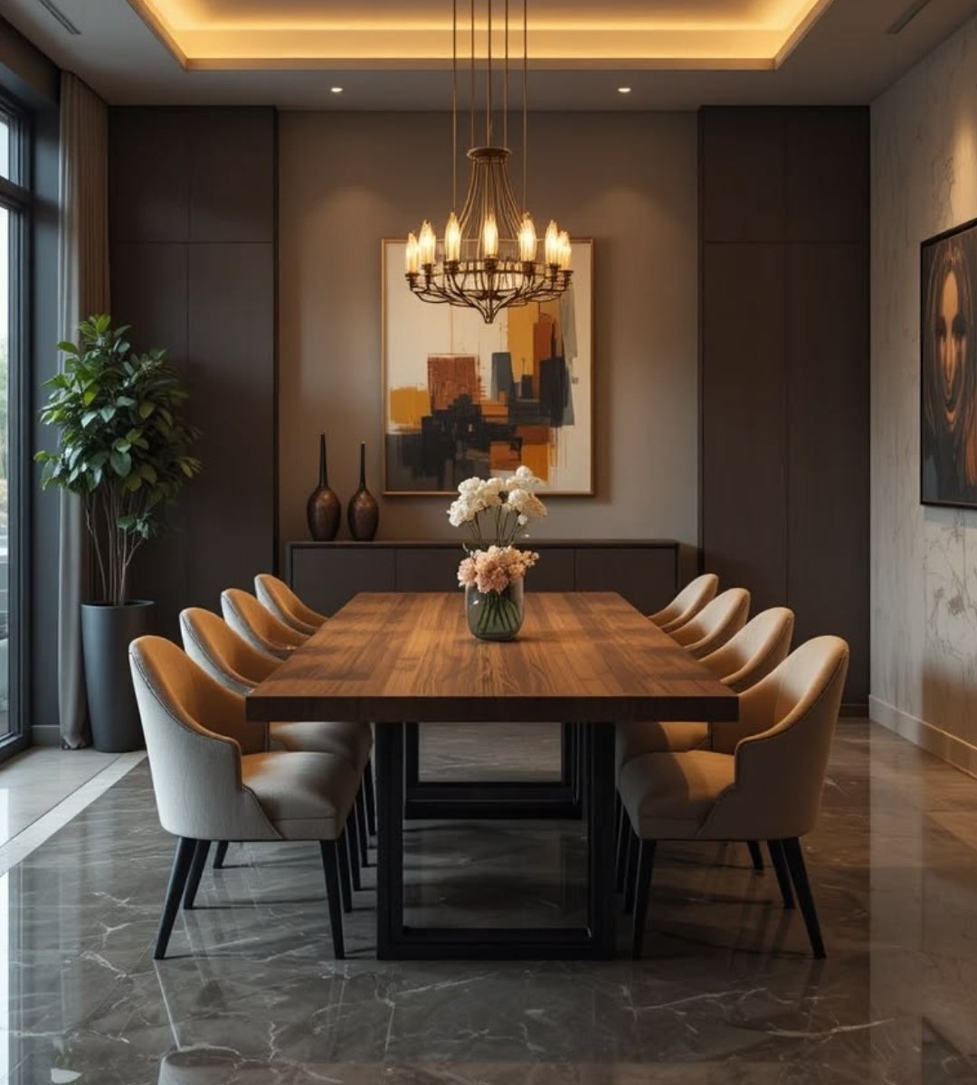 Dining interior design inspiration by NR Interiors